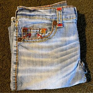 True Religion Red Stitch Jeans